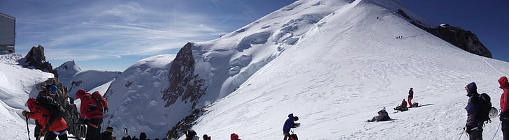 vallot 쉼터, 몽블랑, 고도, 스키, 스키, 알프스, 산