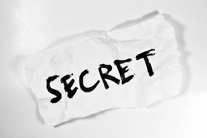 tajomstvo, skryté, hlásenie, správu na papieri, papier, Upozornenie, tajomstvo