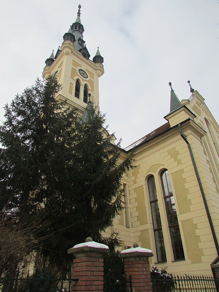 Cluj-Napoca, Rumänien, Transsylvanien, kyrkan, staden