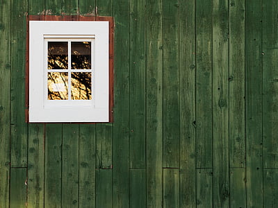 granero, ventana, edificio, madera, antiguo, Vintage, rústico