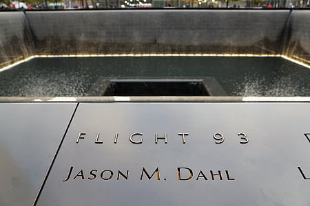 Ground Zero-muistomerkki, New Yorkissa, Yhdysvallat, Manhattan, Amerikka, muistomerkki, surun
