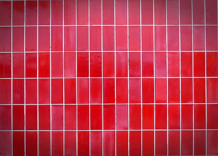 ploščice, steno, ozadje, rdeča, ploščice, vzorec, tekstura