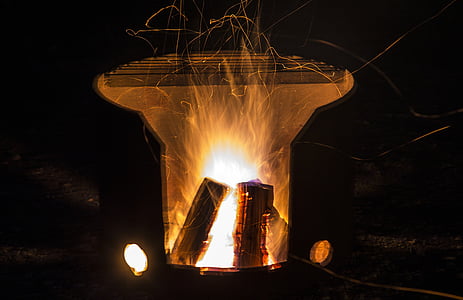 logorska vatra, sadrži logorska vatra, spaljivanje drveta, drva za ogrjev, vatra, plamen, krijes