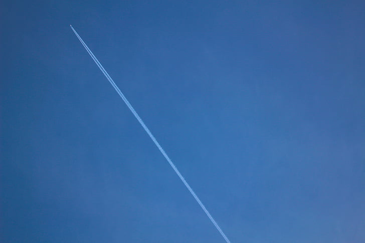 aircraft, airplane, aviation, flight, sky, smoke, trail