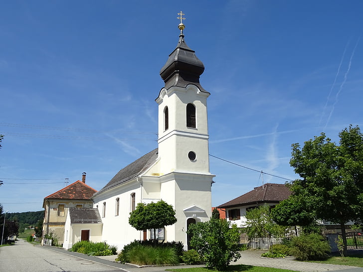 Burgenland, GaAs, vignoble de Maria, l’église de branche, HL, Ann, Église