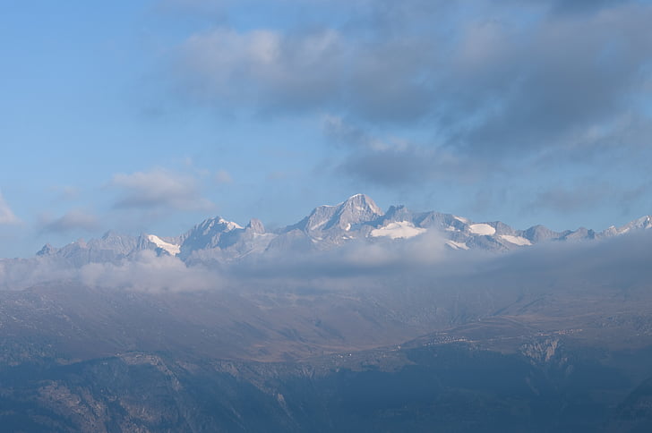 Belalp, Valais, Schweiz, Mountain, naturen, bergstopp, snö