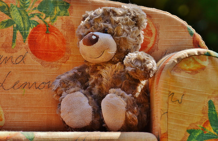 Teddy, mainan lunak, boneka binatang, boneka beruang, Manis, anak, Manis