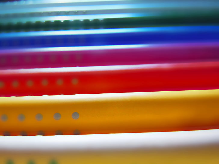 barevné tužky, Barva, pastelky, škola, děti, Psací příslušenství, tvořivost