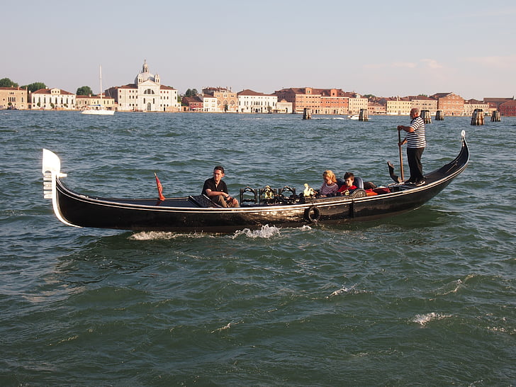 Venecija, Italija, pastebėtas, turizmo, Italų