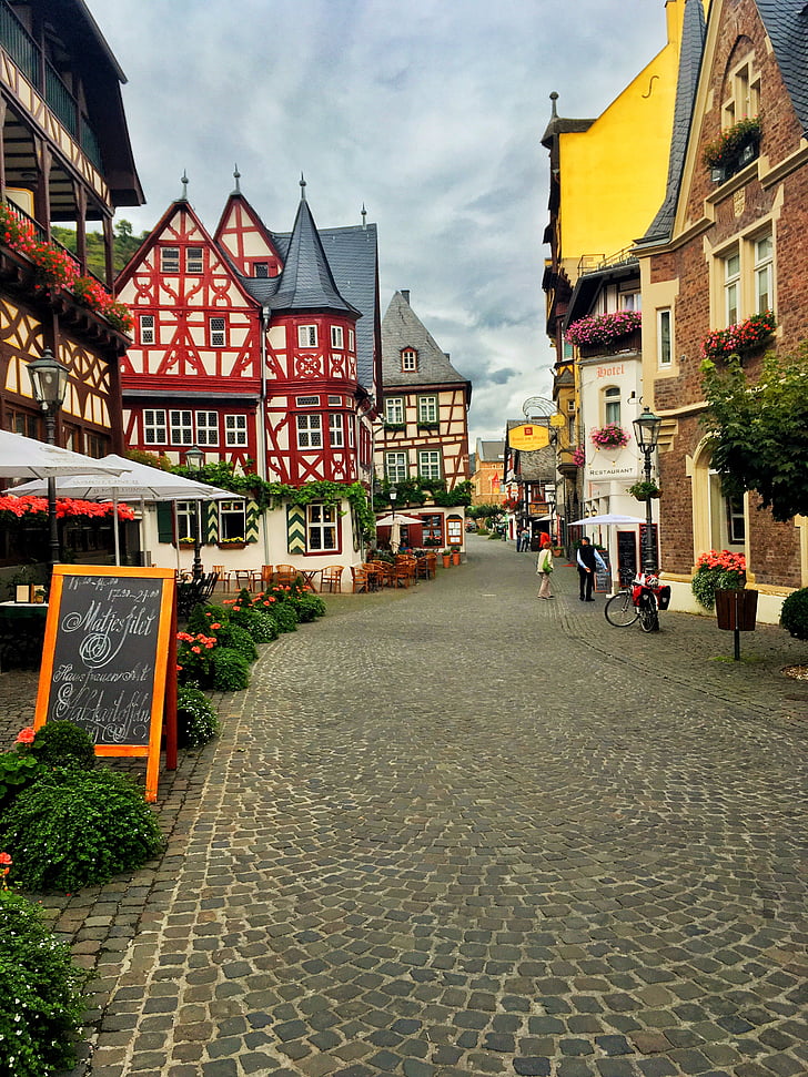 Tyskland, liten by, gamlebyen