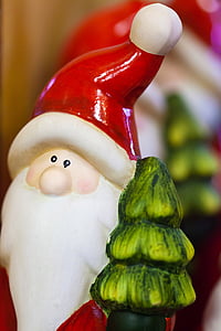 산타 클로스, 크리스마스, 수염, 축 하, 12 월, 축제, 크리스마스 트리