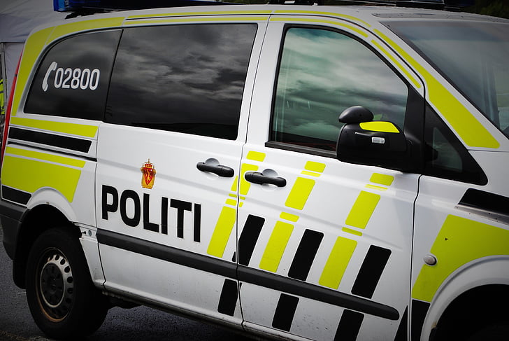 policia, Noruega, l'autoritat, d'Esquadra, cotxe de policia, cotxe, seguretat