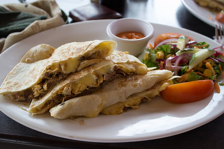 quesadillas, costa rica, food, plate, food and drink, ready-to-eat, no people