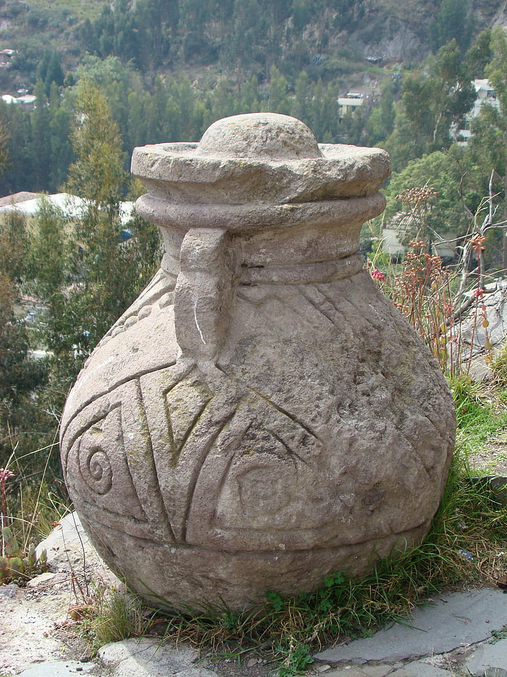 Crock, Ecuador, Monolith, Stein