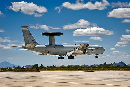 e-3 sargybinis, AWACS, Jungtinės Amerikos Valstijos, oro pajėgos, karinės, lėktuvas, srove