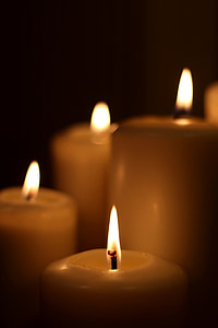 candles, the flame, wax, candle, chandelier
