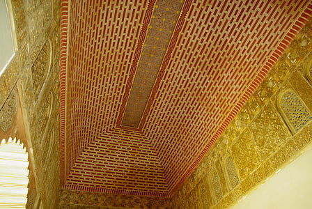 Andalousie, Malaga, au plafond, voûte, architecture, Islam, cultures