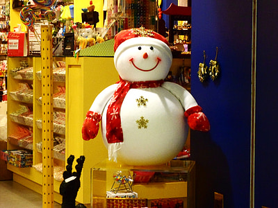 Natal, boneco de neve, boneco de neve de Natal, férias, Xmas, decoração, saudação