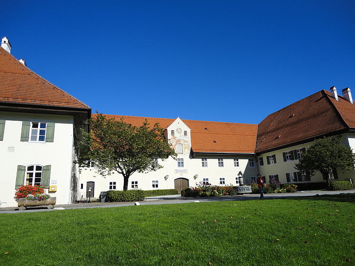 Ohlstadt, Bavaria, Horse stud, gestüt stat