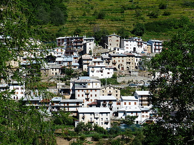Piaggia, aldea, lugar, ciudad, casas, edificio, Italia