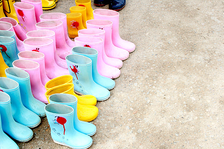 rain boots, boots, children's, beach