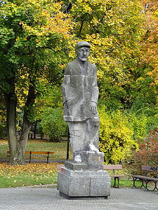 Mieczysław karlowicz, anıt, heykel, Lehçe, besteci, orkestra şefi, Park