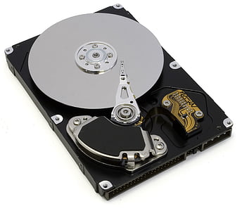 open hard drive, tray and visible playhead, writing, digital, memory, flash, storage hardware