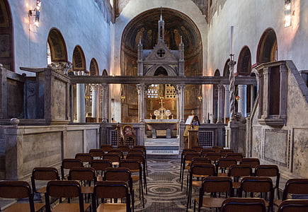 Santa maria Cosmedin'deki içinde, Basilica, Kilise, Roma, İtalya