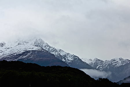 Mountain, sneh, zimné, Príroda, Príroda, vrchol, scenérie