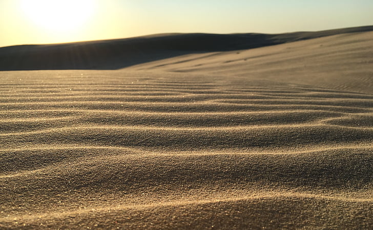 sable, Ripple, dunes, modèle, nature, texture, vague