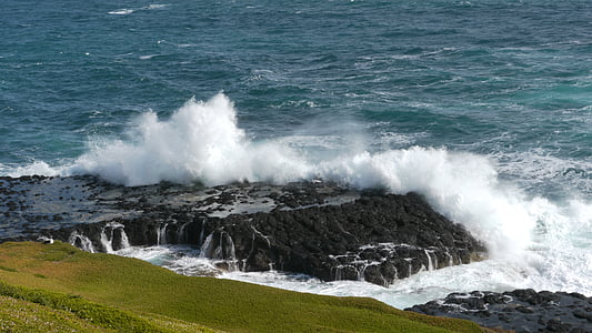 vlna, Drtič, obrovské, enormní, Austrálie, Rozprašovací, pobřeží