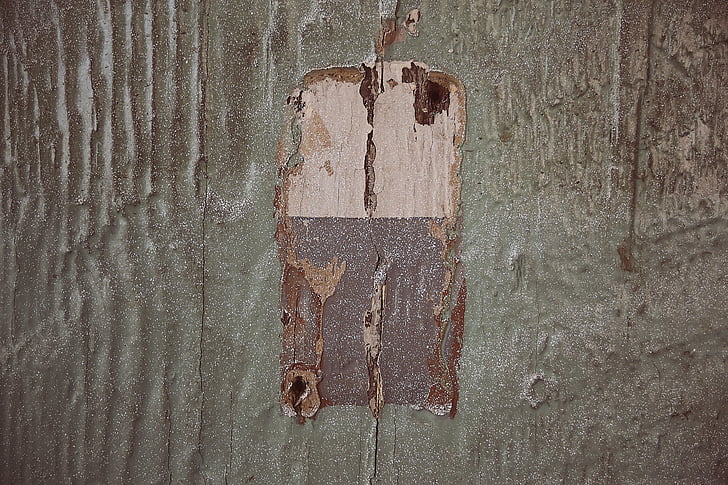 дървен материал, текстура, стар, гръндж, гниене, лющене на, боя