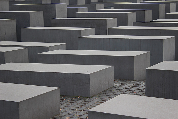 Берлин, Мемориал, блоки, евреи, ii мировой войны, WW2