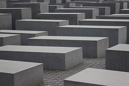 Berlijn, Memorial, blokken, Joden, Tweede Wereldoorlog, WW2