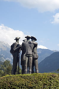 scultura, alpino, Alpi, montagna, Bohinj, Slovenia