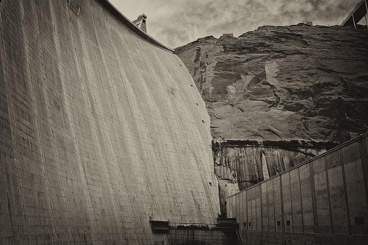 barrage de Glen canyon, barrage de, Arizona, Lac powell, Colorado river, réservoir, é.-u.