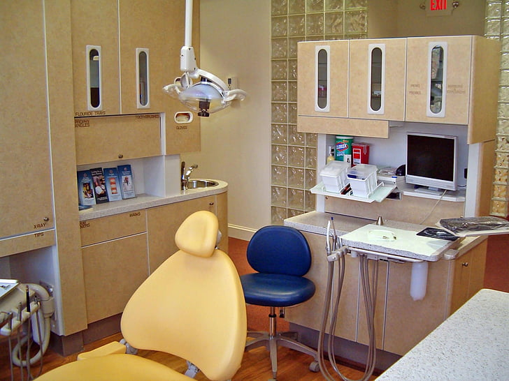 medic dentist, dentare, dinte, stomatologie, albire, în interior, echipamente
