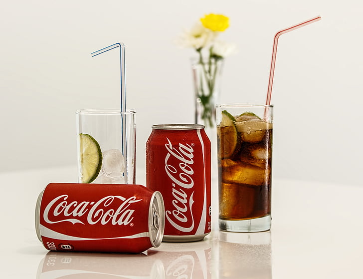 Coca-cola, beguda freda, refresc, Coca-Cola, sosa, l'estiu, l'estiu
