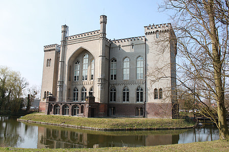 poulailler, Poznan, Pologne, Parc, Château, automne, monument