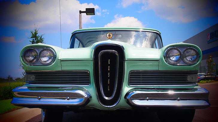 auto, Retro, Oldtimer, auton, Ford, Edsel, Yhdysvallat