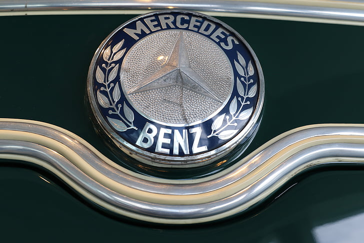 Star, Mercedes benz, bilmærke, Oldtimer, design, Oldie, Chrome