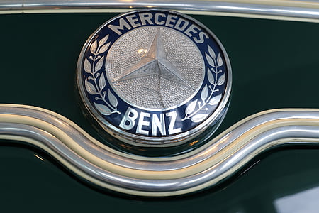 Star, Mercedes benz, marque de voiture, Oldtimer, conception, Oldie, chrome