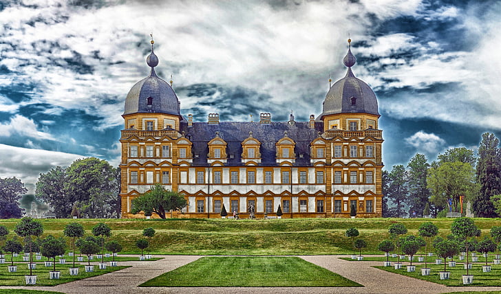 Bamberg, Allemagne, Seehof, Palais, Château, bâtiment, architecture