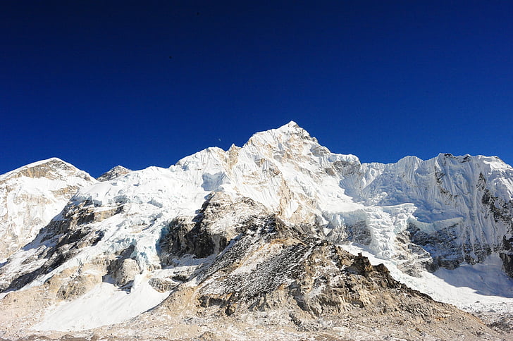 Trekking, Everest, camp de base Everest, Népal, Scenic, paysage, Sommet