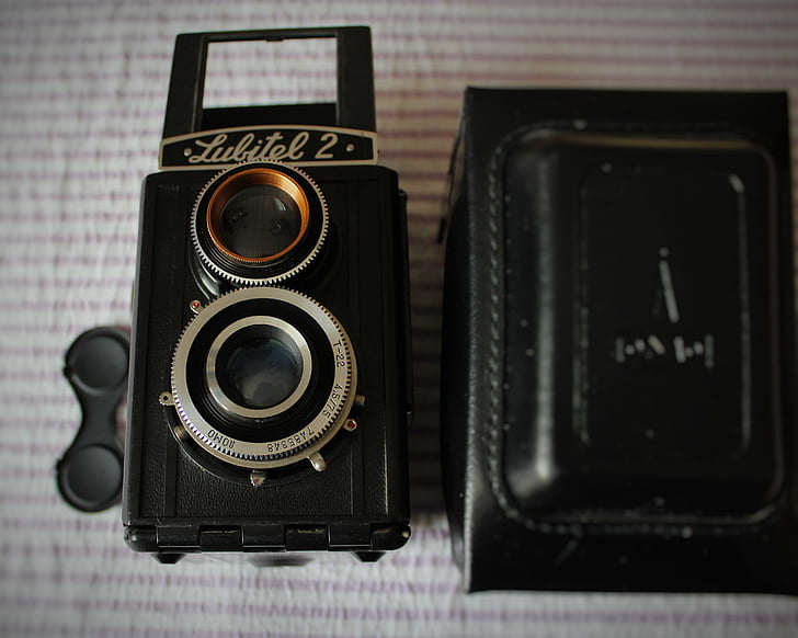 fotocamera, vecchia macchina fotografica, vecchio, macchina fotografica della foto, chiudere, nostalgia, vintage