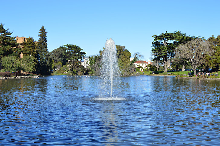 fonte, acqua, paesaggio, Giardini, Monumento, ballerino di acqua