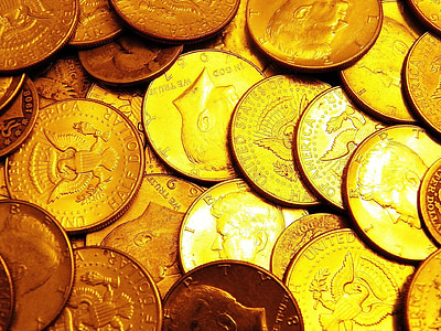 kennedy, half dollar, half dollars, change, silver coins, money, currency