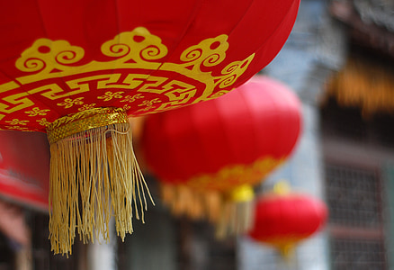 Chine rouge, lanterne, festive, cultures, l’Asie, culture chinoise, Chine - Asie du sud-est