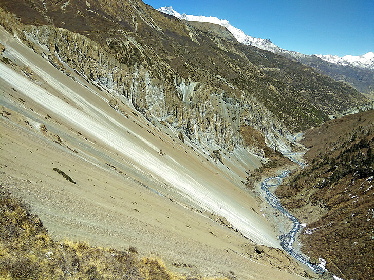 route de paysage, Népal, paysage du Népal