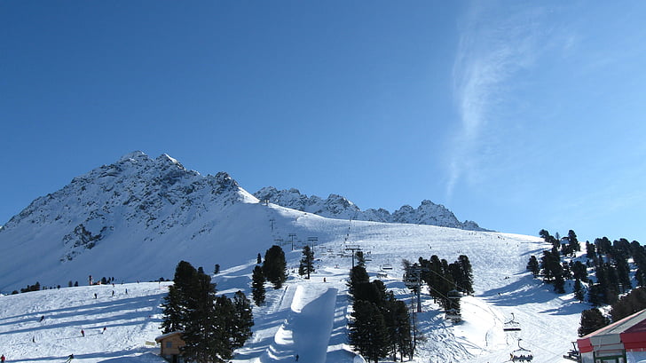 pistes d'esquí, pista, l'hivern, esquí, neu, fred, esports d'hivern